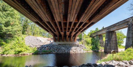 Duchesnay Creek Bridge. Photo by Scott Norsworthy