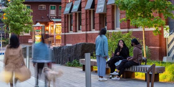 Bloor-Annex BIA Parkette. Photo by Scott Norsworthy