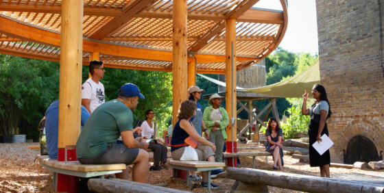 Evergreen Brick Works Children's Garden. Photo by Stanley Shooman